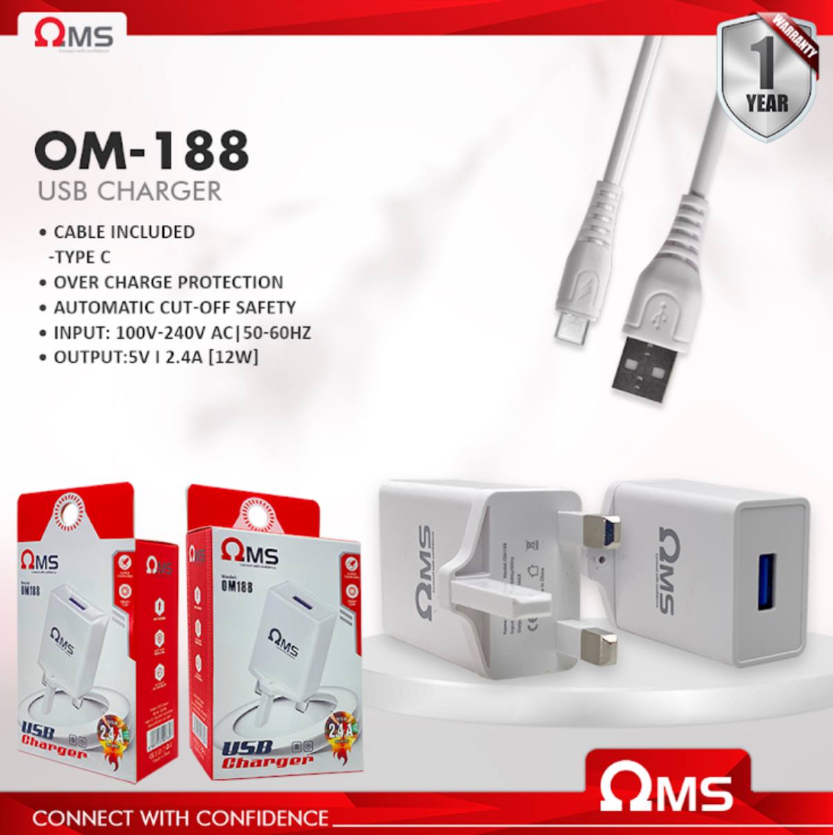 Charger c type kit with cable 6 months warranty 1 Charger c type kit with cable 6 months warranty
