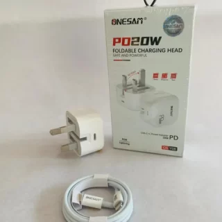 Apple 25𝙒 𝘼𝙙𝙖𝙥𝙩𝙚𝙧 + with cable 6 months warranty